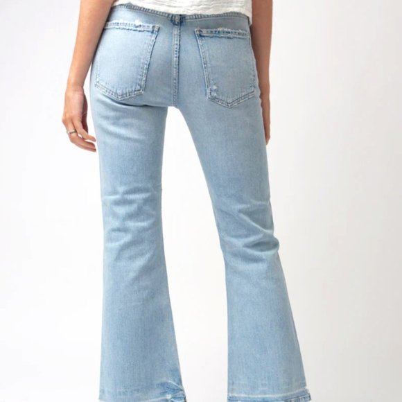 CITIZENS OF HUMANITY Tailyn Mid-Rise Flare Jeans in Played Out - Picture 4 of 5